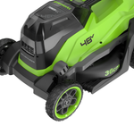 Аккумуляторная газонокосилка Greenworks GD24X2LM361, 2х24V, 36 см, (2520707), без АКБ и ЗУ