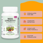 Maxi Health, Maxi Longevity ™, мультивитамины для женщин старше 50, 60 капсул