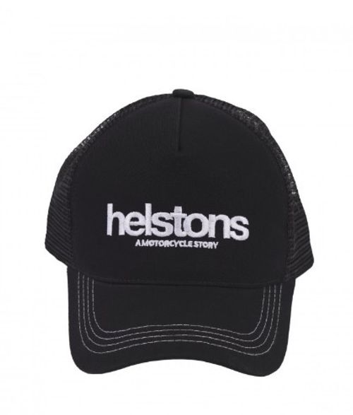 Купить Мотоодежда Бейсболка Helstons Trucker Cap Logo / Черный