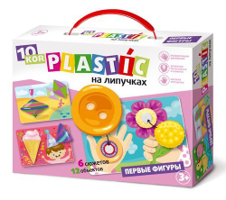 Пластик на липучках «Первые фигуры» PLASTIC