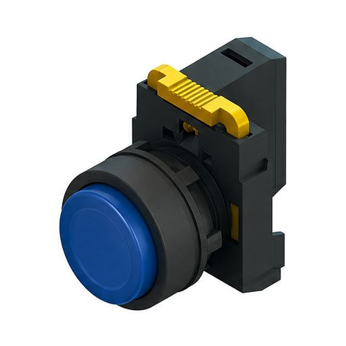 Кнопка выпирающая SB-35 с фиксацией 1NC черная IP65 EKF sb-3501-k
