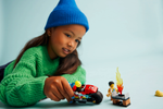 Конструктор Лего Сити Пожарный мотоцикл | LEGO City Fire Rescue Motorcycle 60410, набор 57 деталей (4+)