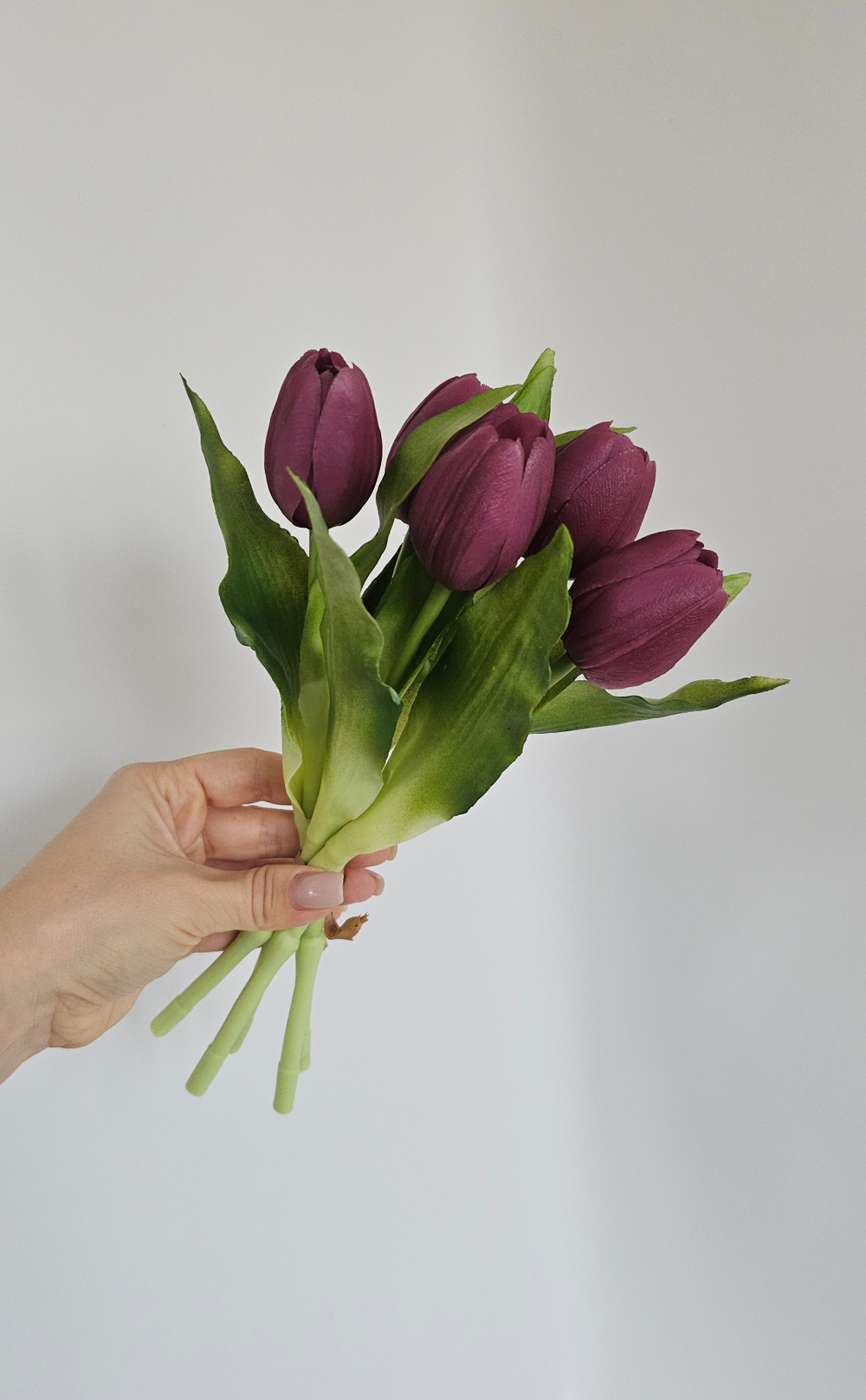 Тюльпаны 28 см 5 цветов / Арт 2508