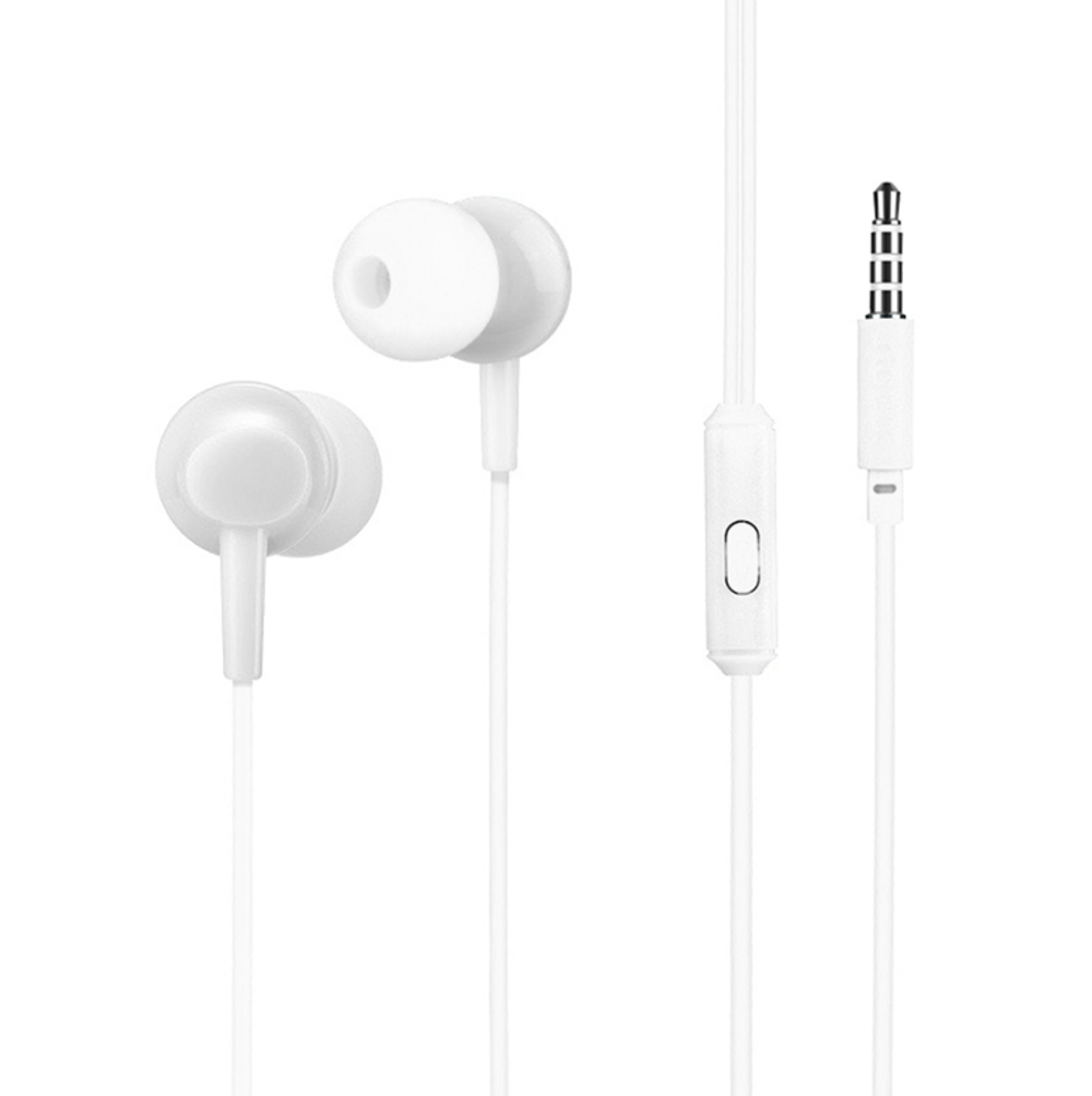 Наушники с микрофоном Hoco M14 Natural Sound 1.2м белые