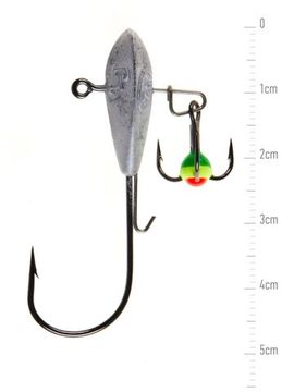 Мормышки свинц. Lucky John WINTER JIG Jig 07,0г кр.03/0, 2шт