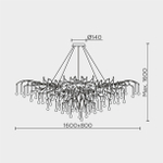 Подвесная люстра MODESTYLE MS.2105.1600 GD