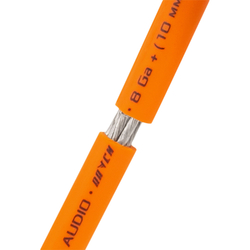 RAVEN POWER CABLE 8 GA ORANGE