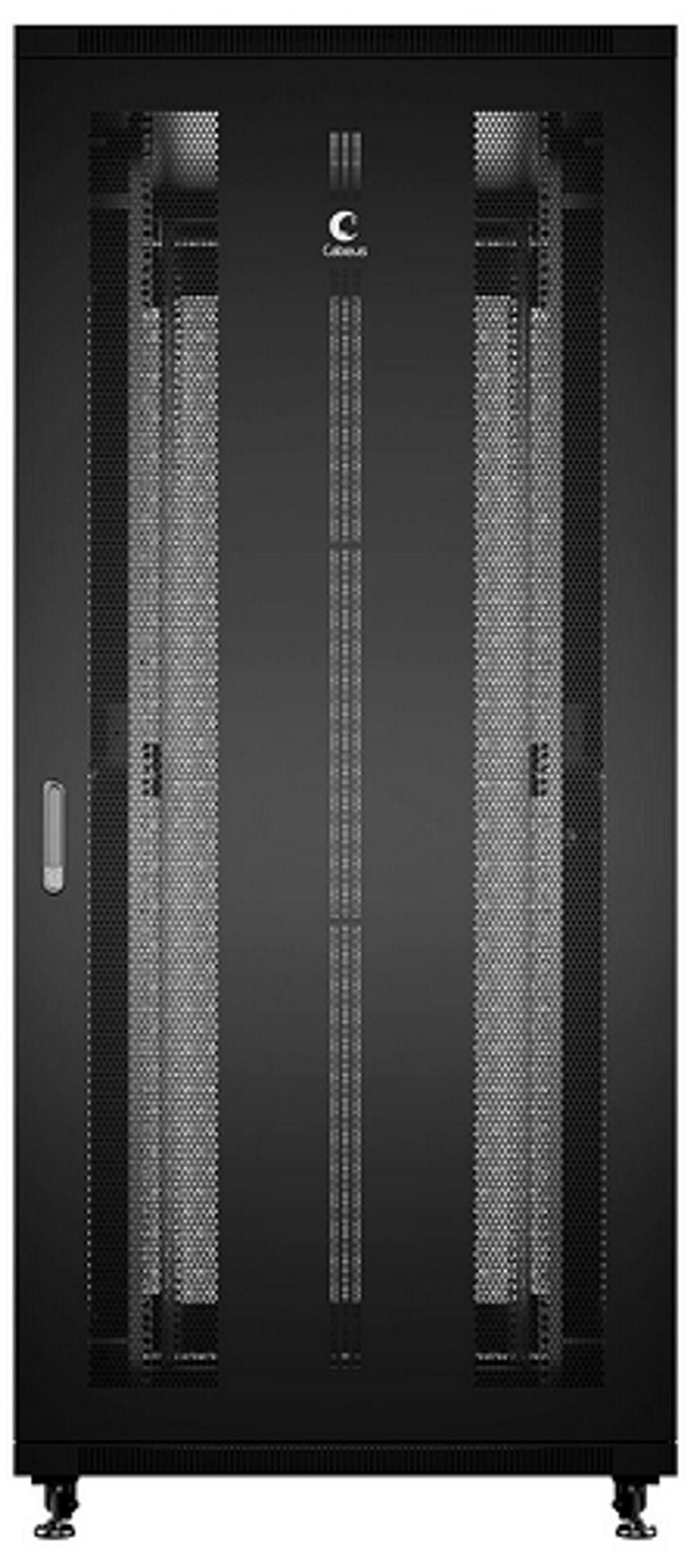 Шкаф напольный 19", 27U Cabeus ND-05C-27U60/80-BK