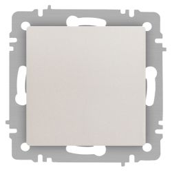 Кнопка Intro Accent 6-109-06 10А-250В IP20 СУ AL/CU перламутр | Intro