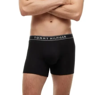Мужские спортивные боксеры Tommy Hilfiger Stretch Cotton Trunks 3P - black/black/black