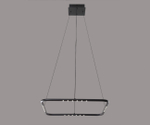 08557-60*60,19 Подвес диммируемый Магни черный w60*60 h200 Led 24W (4000K) с пультом ДУ. ТМ Kink Light