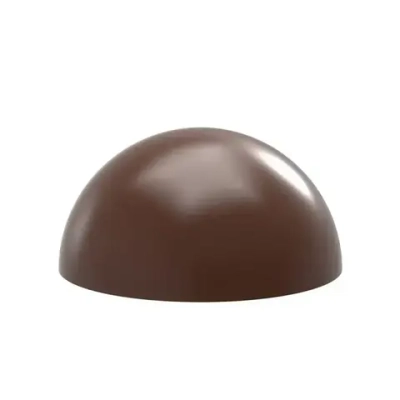 Поликарбонатная форма ПОЛУСФЕРА О 38мм, 15 ячеек, 19гр., 275х175х24, ChocolatWorld