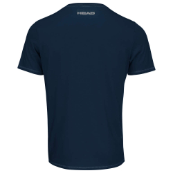 Футболка для мальчика теннисная Head Club Colin T-Shirt JR - dark blue