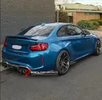 Карбоновый диффузор заднего бампера MTC Style для BMW M2 / M2C F87 2017-2021 БМВ тюнинг