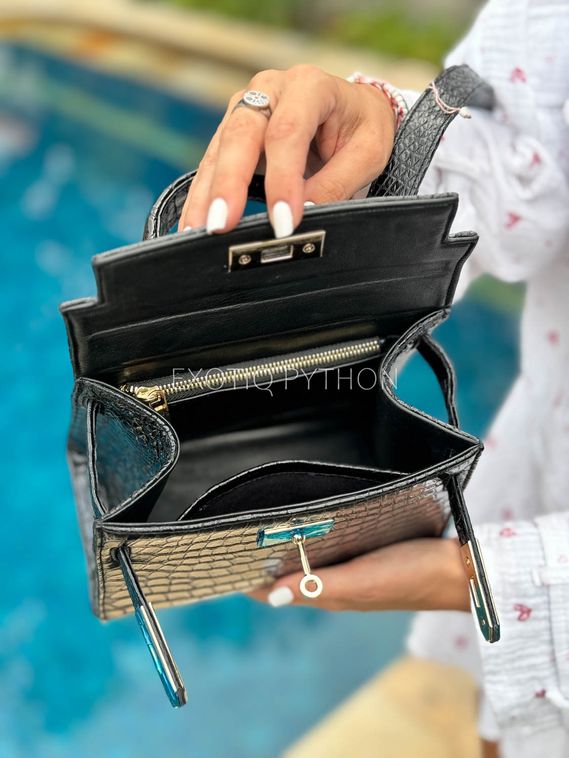 Женская сумка из крокодила Hermes Kelly BG-506
