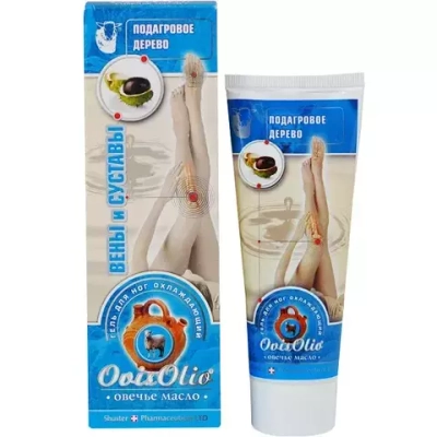 Гель для ног, овечье масло OVIS OLIO, 70г, Шустер