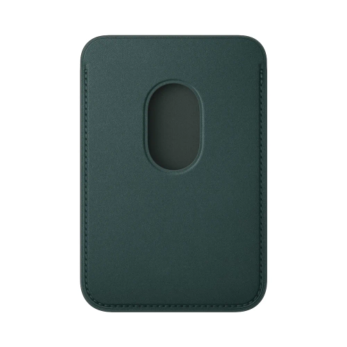 Тканевый чехол-бумажник с поддержкой MagSafe Apple FineWoven Wallet (2023), Dark Green (Темно-зеленый)
