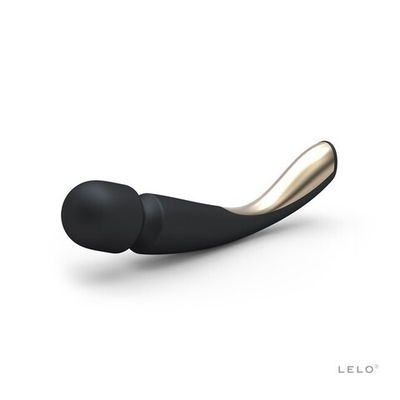 Профессиональный вибромассажер Smart Wand Medium (Цвет: черный с золотой)
