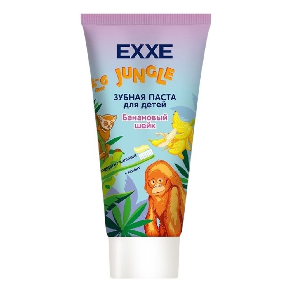 Зубная паста EXXE Jungle Банановый шейк 50г