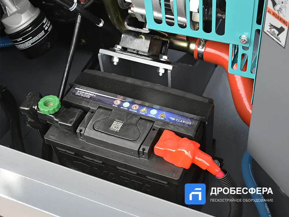 Дизельный винтовой компрессор MB190D MasterBlast передвижной