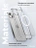 Чехол накладка iPhone 15 6.1" Gurdini Alba Series Protective with Magsafe Clear
