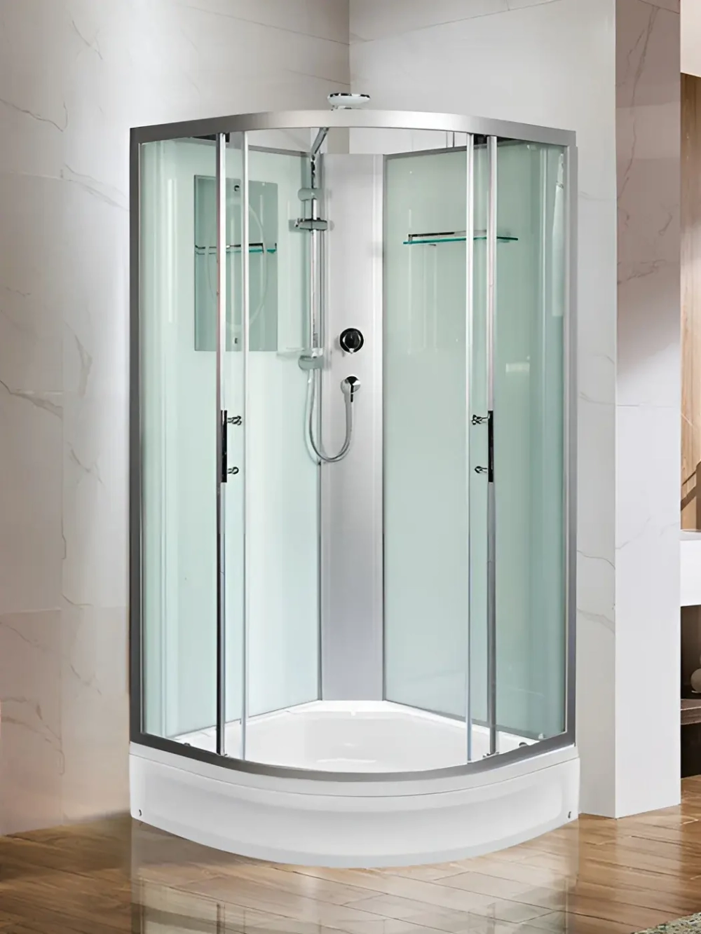 Душевая кабина WeltWasser Werra XL 901 10000014046 90х90 с поддоном