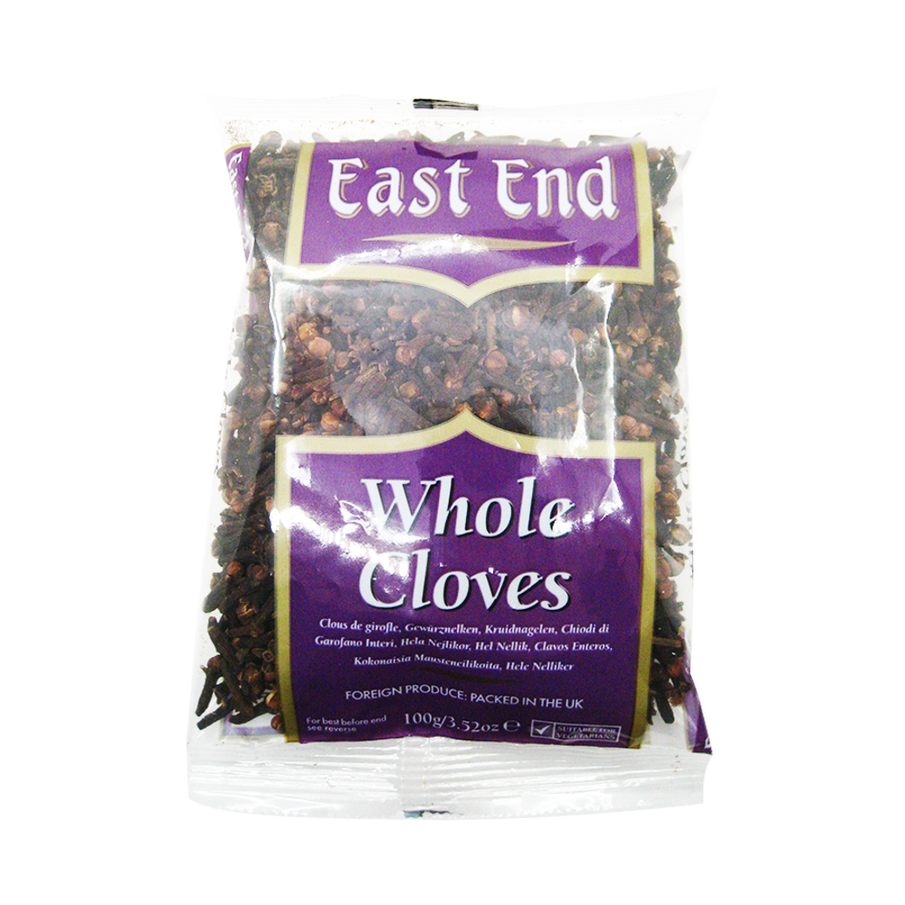 East End Whole Cloves Гвоздика семена, 100г