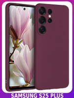 Мягкий Soft Touch чехол из силикона для SAMSUNG GALAXY S25 ULTRA с бархатной подкладкой