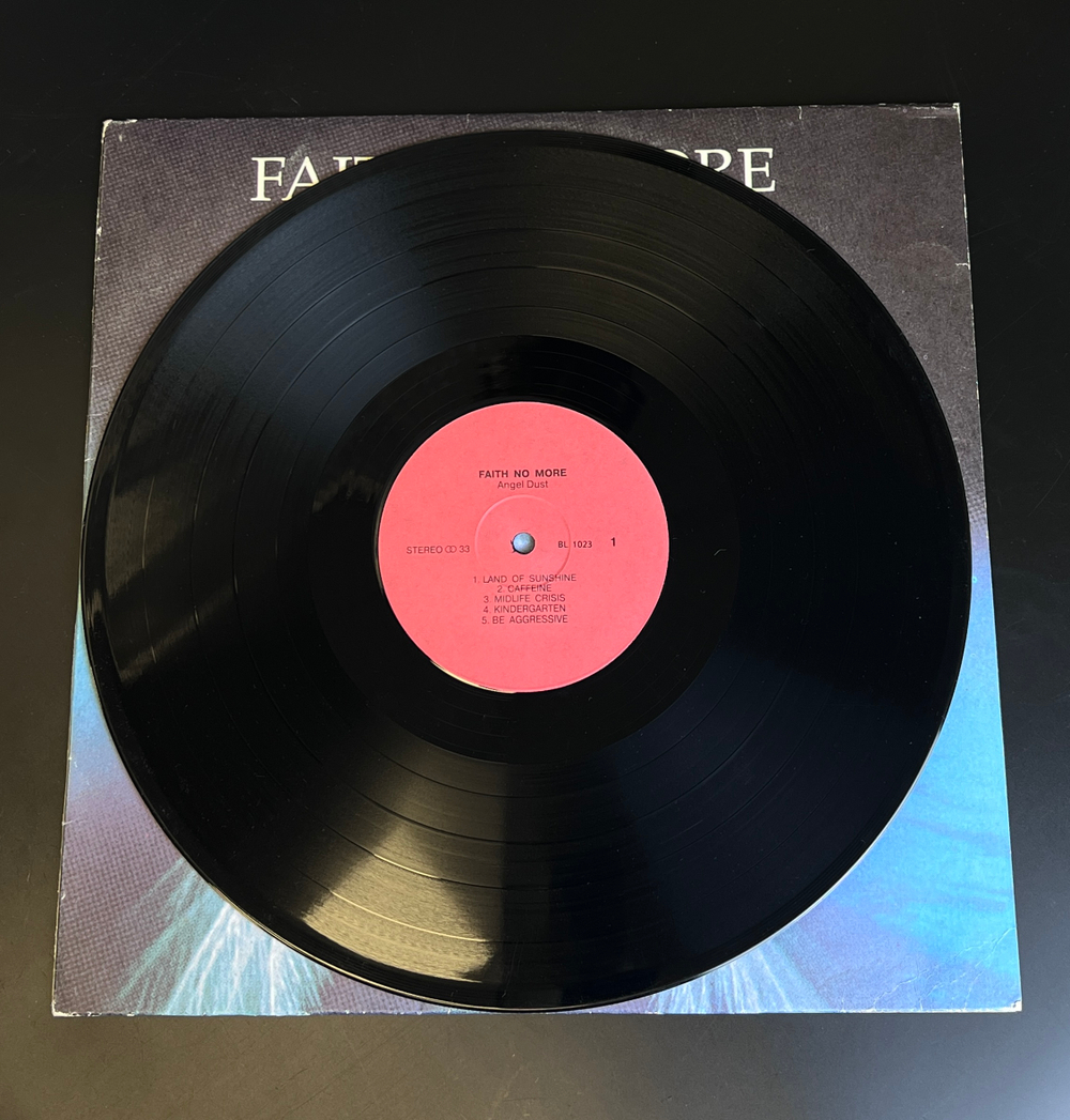 LP Faith no more - Angel dust. Зарубежный рок. Виниловая пластинка 12 дюймов