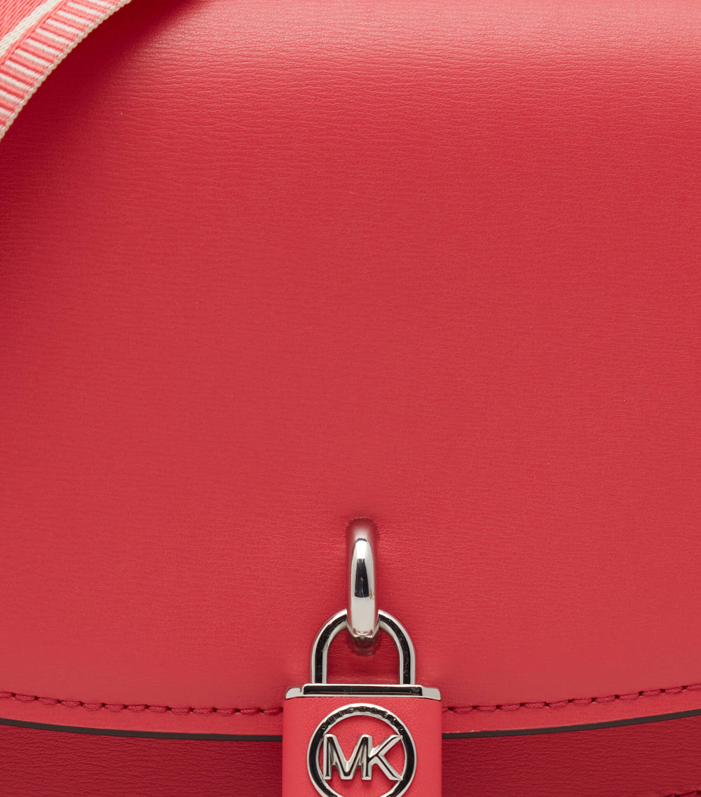 Кожаная сумка-мессенджер Michael Kors - коралловый(30S3SIMM8L)