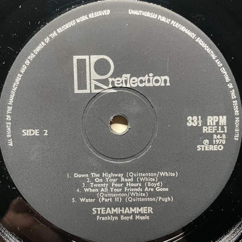 Steamhammer ‎– Reflection (Англия 1970г.)