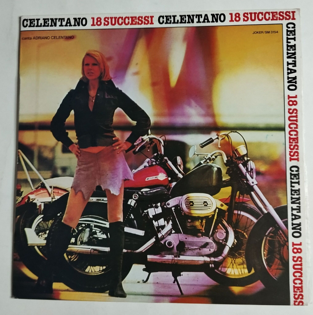Винтажная виниловая пластинка LP Adriano Celentano 18 Successi (Italy 1976)