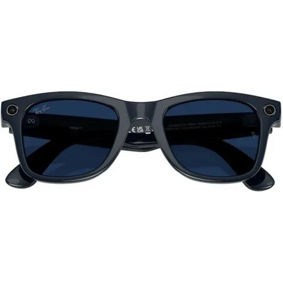 Умные очки Ray-Ban Meta Wayfarer Gen 2 RW4012 (Глянцевая космически-синяя оправа, сапфировые фотохромные линзы) Shiny Cosmic Blue/Transitions Sapphire M