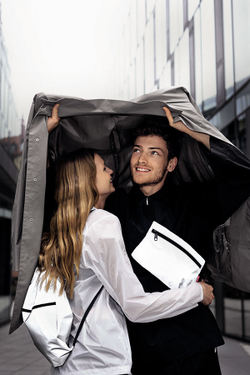 Сумка поясная beltbag flat reflective