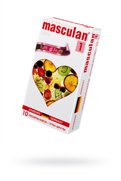 Презервативы Masculan Ultra 1 Тутти-Фрутти Tutti-Frutti 10 шт
