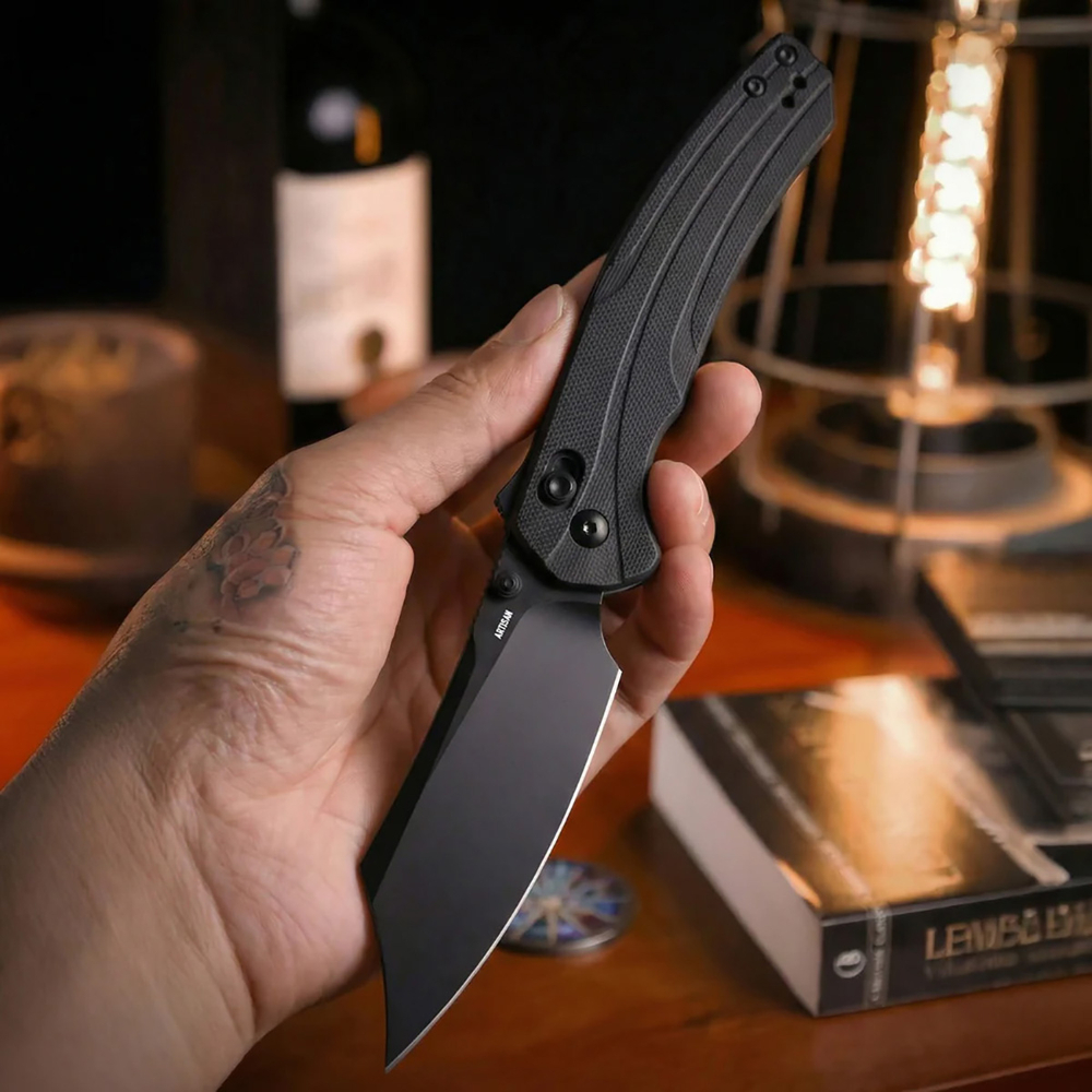 Складной нож Artisan Cutlery Simoon, сталь AR-RPM9, 1882P-BBK