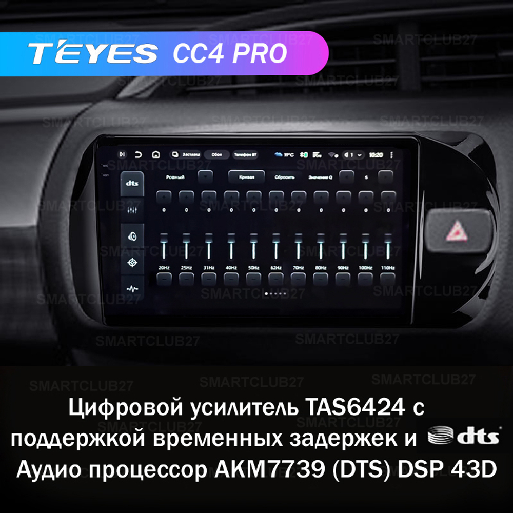Teyes CC4 Pro 9" для Toyota Vitz 2014-2019 (прав)