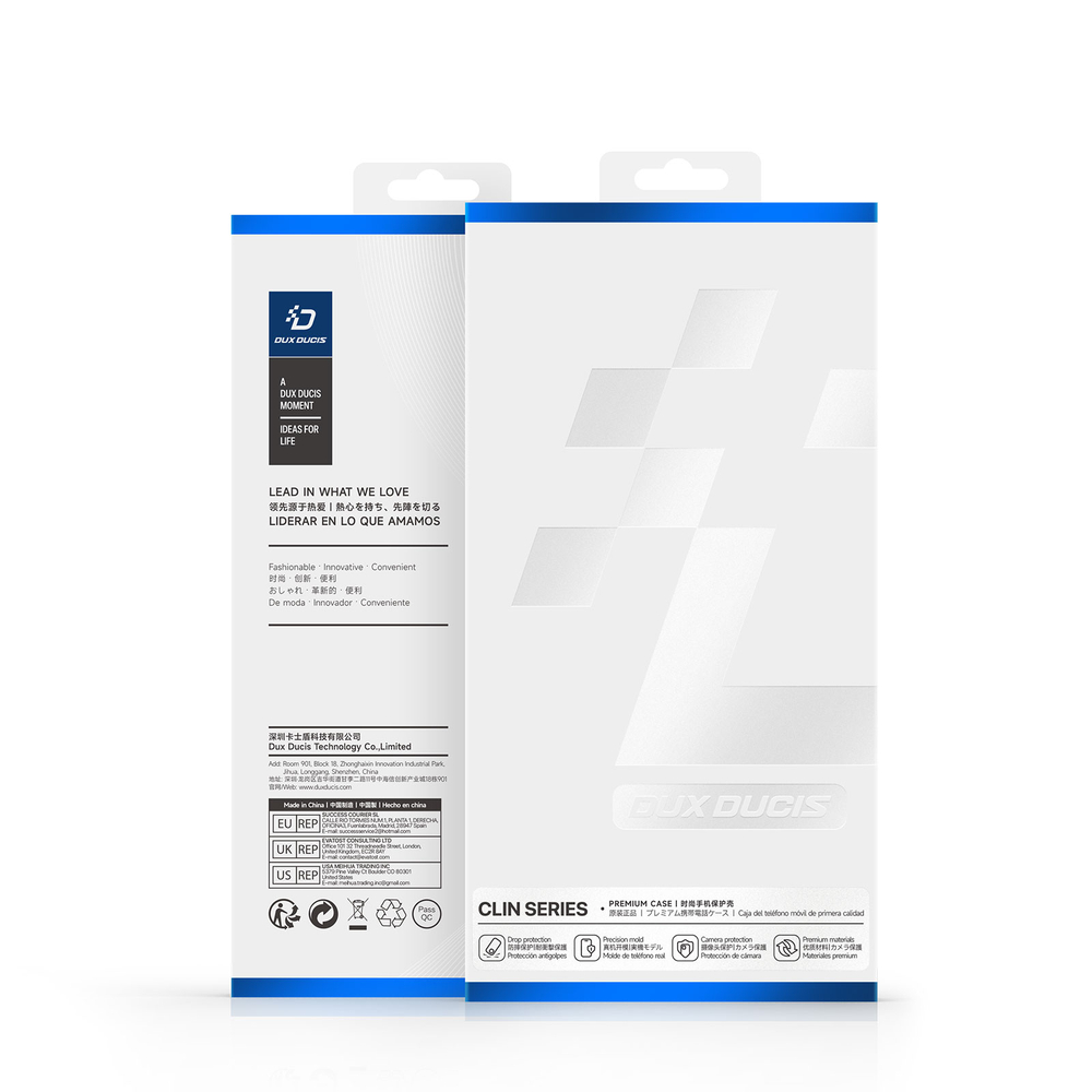 Прозрачный защитный чехол с MagSafe для Google Pixel 11 Pro Fold, серия Clin Mag Series от Dux Ducis