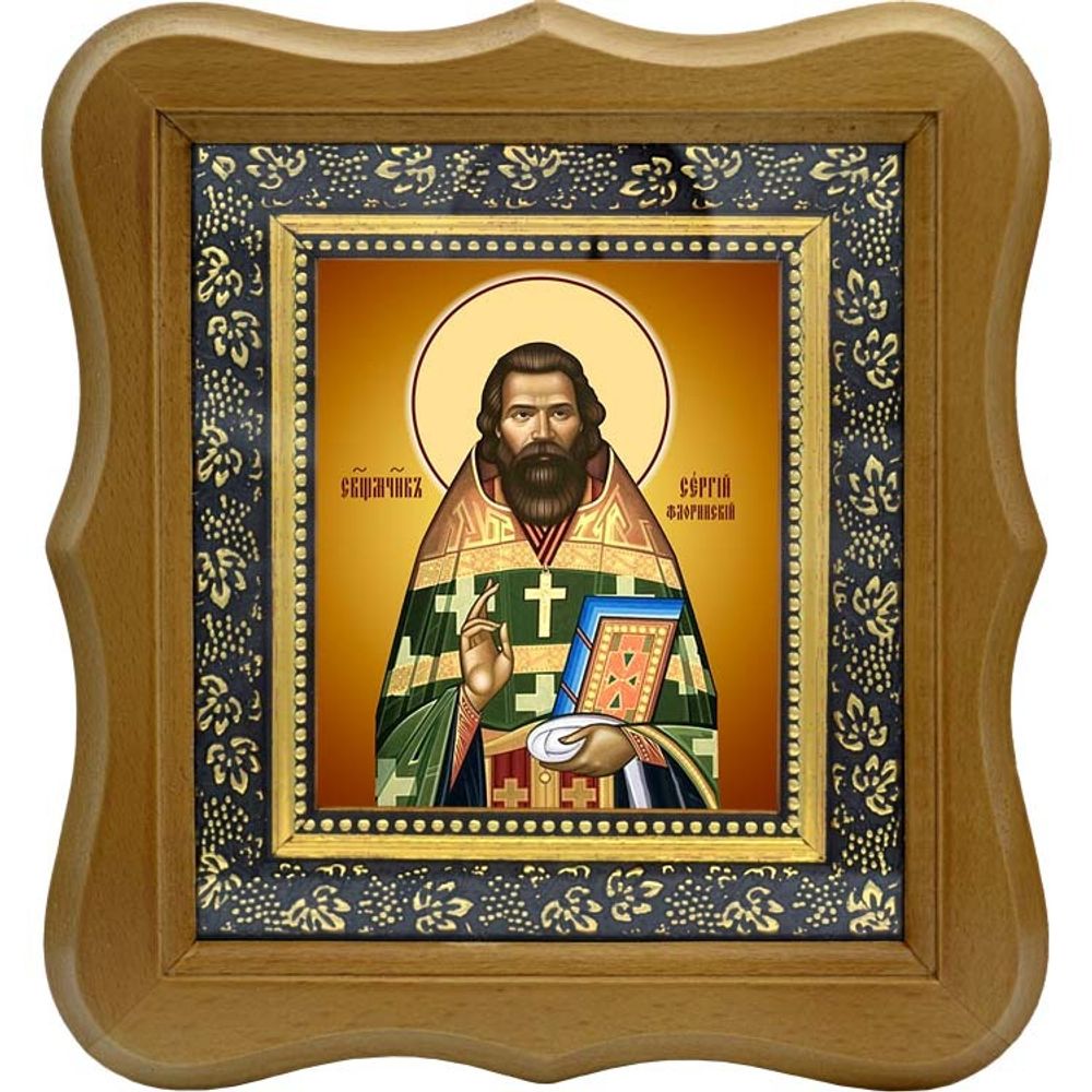 Сергий Флоринский, Раквереский, священномученик, пресвитер. Икона на холсте.