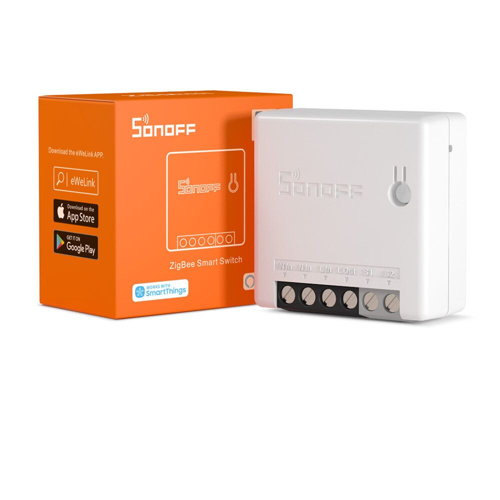 Zigbee Реле Sonoff ZBMINI, 10А/2200Вт (Работает с Алисой)