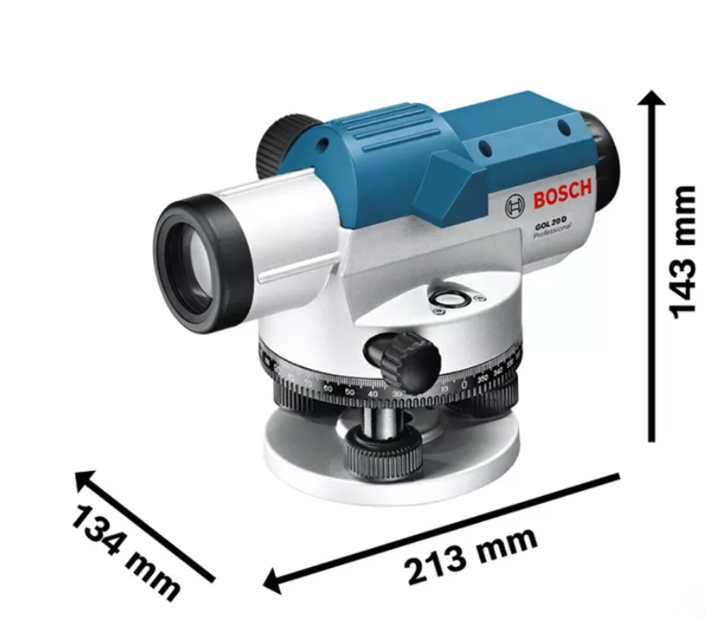 Нивелир оптический GOL 20D+BT160+GR500 Bosch
