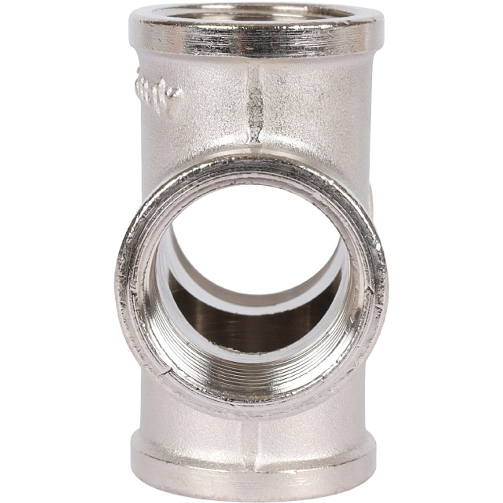 Крестовина STOUT SFT 0031 - 3/4" (для стальных труб, латунь никелированная)