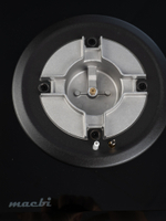 Газовая варочная панель шириной 60 см, Macbi MBH64WFGL.V1 (Model 2024) с Wok-конфоркой, Чёрное закаленное стекло, Электроподжиг, Газ-контроль, Решетки из чугуна