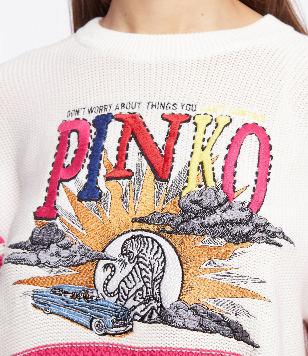 Свитер Pinko - белый(1G1747 Y7ZD)