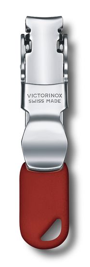 Книпсер VICTORINOX, с отверстием для шнурка, сталь, красный, в блистере