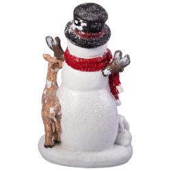 ФИГУРКА "СНЕГОВИК" 13,9*12*22,5 СМ