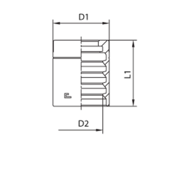 Муфта DN 32 1SN/2SC NEW