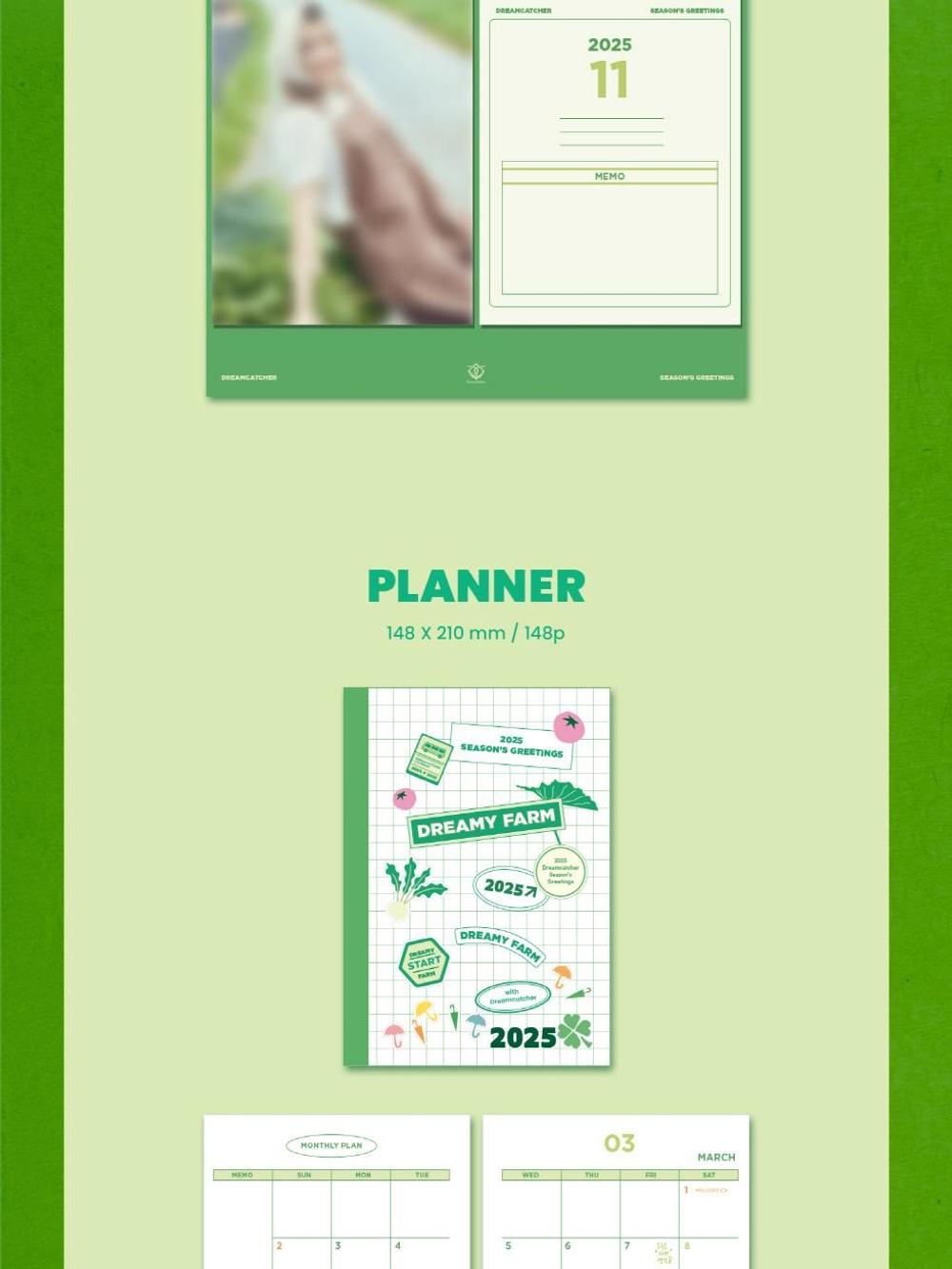 товары DREAMCATCHER - 2025 SEASON'S GREETINGS DREAMY FARM Version
