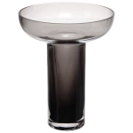 Ваза стеклянная «GREY GLASS» 16*19см