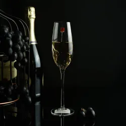 Бокал-флюте для шампанского 250 мл Face to Face декор d 4,5 см h24 см P.L. - BarWare [6]